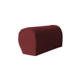thumbnail image 2 of Sofa Armrest Covers, Staron 2026 Elastic Plaid Protective Armrest Covers, Premium Polyester Non-Slip Sofa Arm Guards Machine Washable 2-Piece Set, Wine, 2 of 6
