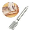 thumbnail image 3 of ETHZZLE 2Pcs Stainless Steel Fish Scale with Non Skid Grip and Scale Collecting Lid for Easy Use, 3 of 8