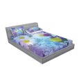 thumbnail image 2 of Ambesonne Floral Fitted Sheet & Pillow Sham Set, Vintage Flower Pastel, Full, Multicolor, 2 of 2