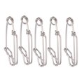 thumbnail image 1 of 5pcs/set Longline Snap Clip Corrosion Resistance Float Line Tuna Clip for Ocean Fishing1.8x60mm, 1 of 4
