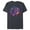 Navy Heather, variant on Avengers A Logo Melting Paint Drip - Short Sleeve Blended T-Shirt for Adults - Customized-Ocean Blue