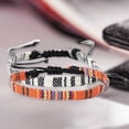 thumbnail image 5 of Bracelets Bracelet Set Men and Women Bracelets for Men Handmade Boho Bracelets Jewelry Wrap Bracelets Waterproof Adjustable Men's and Women's Anklet Woven Bracelets Ethnic Hippie Style, 5 of 9