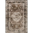 thumbnail image 4 of nuLOOM Davi Faded SplashGuard Machine Washable Area Rug, 8' x 10', Davi Dark Brown, 4 of 11