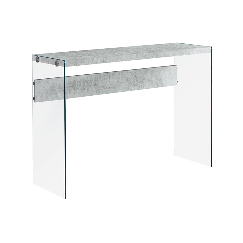 Monarch Console Table Grey Cement With, Monarch Console Table White
