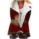 thumbnail image 2 of Puntoco Abrigo Mujer Halloween Impreso Moda Manga Larga Bolsillo Compuesto Felpa Botón Abrigo Manga Larga Sin Sombrero Casual Abrigo/Chaqueta Liquidación Puntoco Puntoco-1, 2 of 5