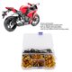 thumbnail image 3 of Kit De Pernos De Carenado De Motocicleta, Pernos De Carenado De Parabrisas Simples 177 Piezas Compactos De Aluminio Para Moto, 3 of 7