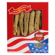 WOHO American Ginseng #099.4, Long Jumbo XL Cultivated Roots 4oz