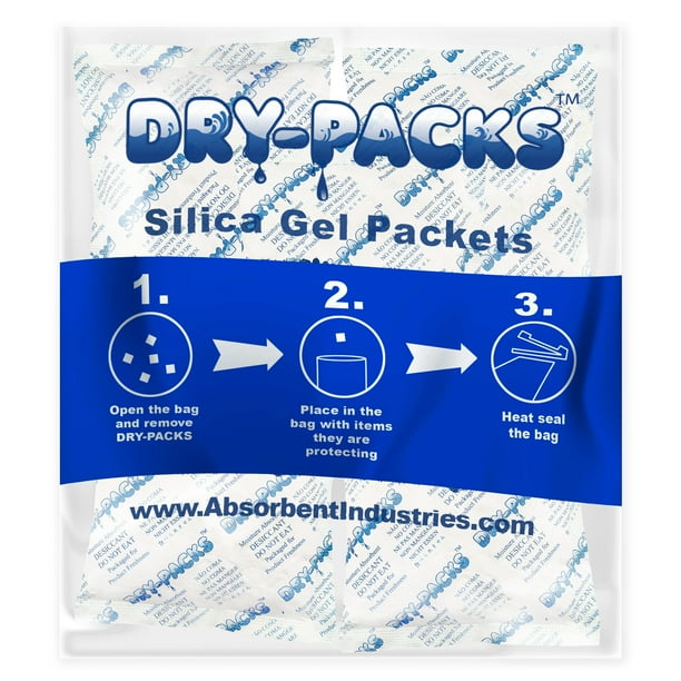 112 Gram Silica Gel Packets Tyvek Jerky Spices Herbs Dried Fruit