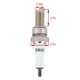 thumbnail image 2 of (1 pack of 4) CR8E C7E C8E 1275 Yamaha WR250F WR400F Grizzly YFM700R Raptor standard spark plugs, 2 of 4
