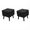 2*Deep Black, variant on Seat Mate The Ultimate Pet Friendly Multi Functional Ottoman Ramp with Frame and Ergonomic Design, Cat Dog Steps Ramp Pet Steps （with a 0wala Cup )