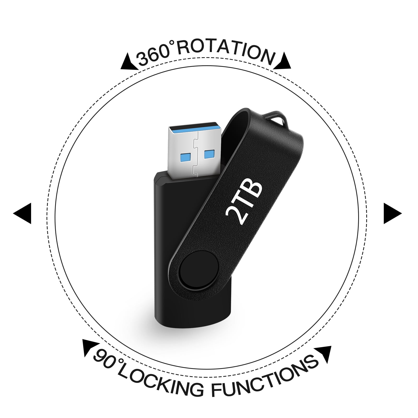 Large Capacity External Drive USB 3.0 Drive Storage Data for Computer/Laptop