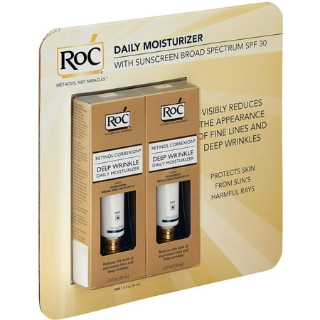Roc Retinol Correxion Deep Wrinkle Daily Moisturizer 1 oz - 2 Pack