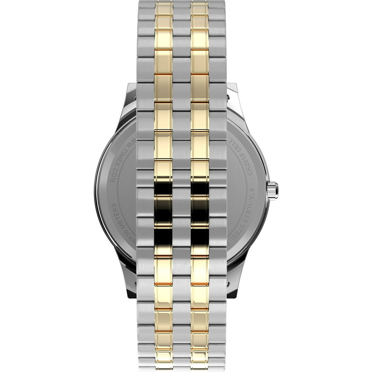 Timex Men's Dress Two-Tone Watch with Expansion Band photo 2