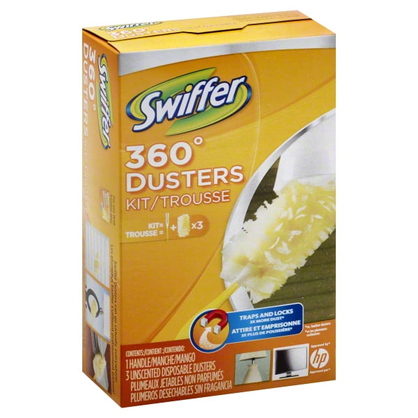Swiffer 360 Dusters Starter Kit, 4ct