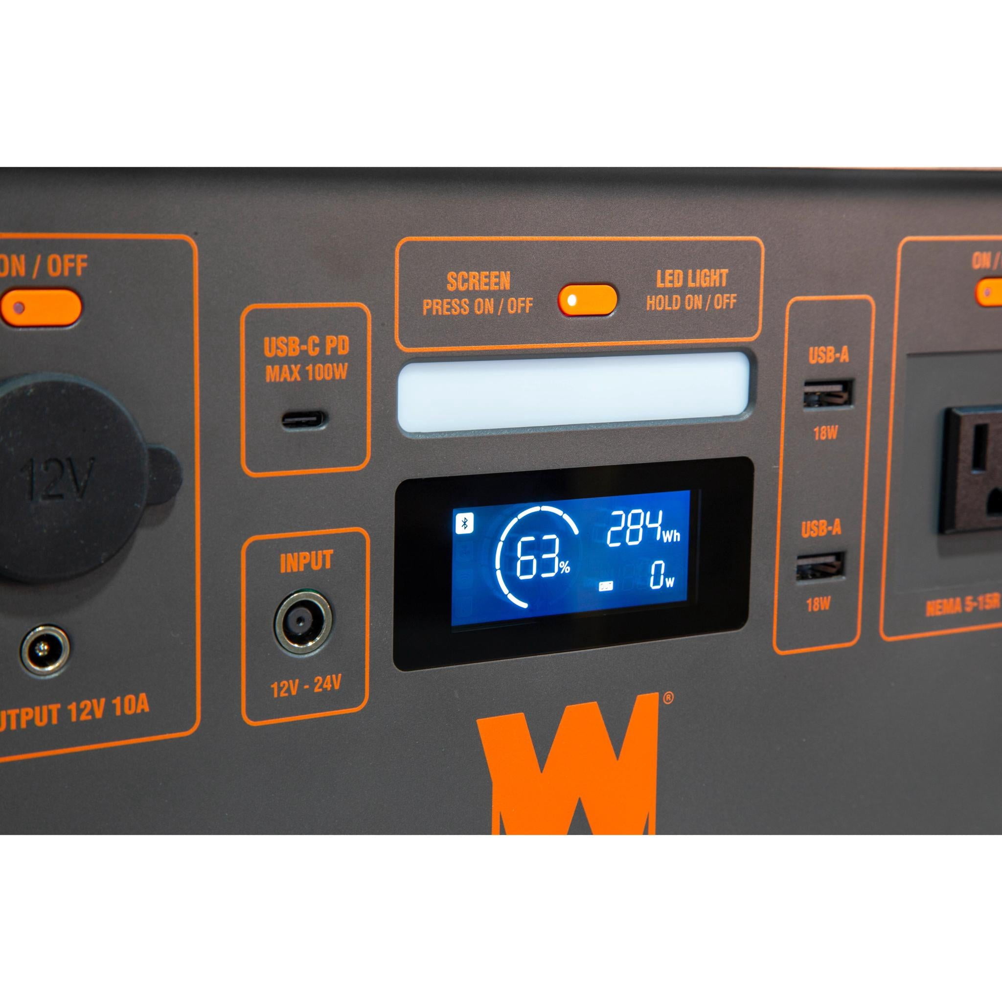 WEN PP448i 500-Watt 448Wh Lithium-Ion Power Station and Battery-Powered Inverter