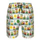 thumbnail image 3 of Fotbe Train With Animals Trajes de Baño Estampados para Hombre, Shorts de Verano de Secado Rápido, Ropa de Playa, Bañadores-Large, 3 of 6