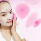 thumbnail image 3 of FELTECHELECTR Cepillos de limpieza facial de silicona, 4 unidades, almohadillas limpiadoras faciales, masajeadores de mano con ventosa (naranja, rosa, azul y verde), 3 of 4