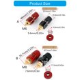 Terminal Studs Set Automotive Terminals 2pcs Brass Copper Connector High Current Capacity ...