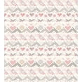 thumbnail image 3 of Pastel Duvet Cover Set, Aztec Style Pattern with Hearts Geometric Vintage Romantic Grunge, Decorative 3 Piece Bedding Set with 2 Pillow Shams, Queen Size, Multicolor, by Ambesonne, 3 of 3