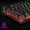black, variant on erfcxs RGB Backlit Membrane Gaming Keyboard With Multimedia Keys Mechanical Feel Dedicated Media Control