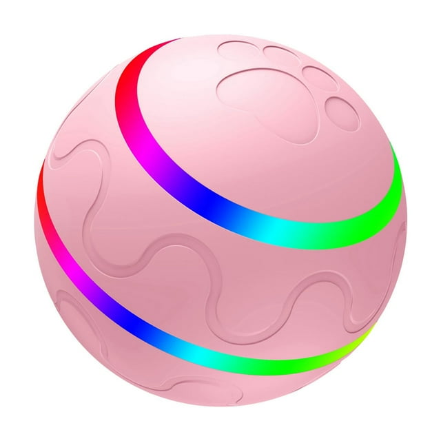 Pelota interactiva para perros, pelota rodante activa para perros de interior, pelota que rebota, juguete rompecabezas para mascotas
