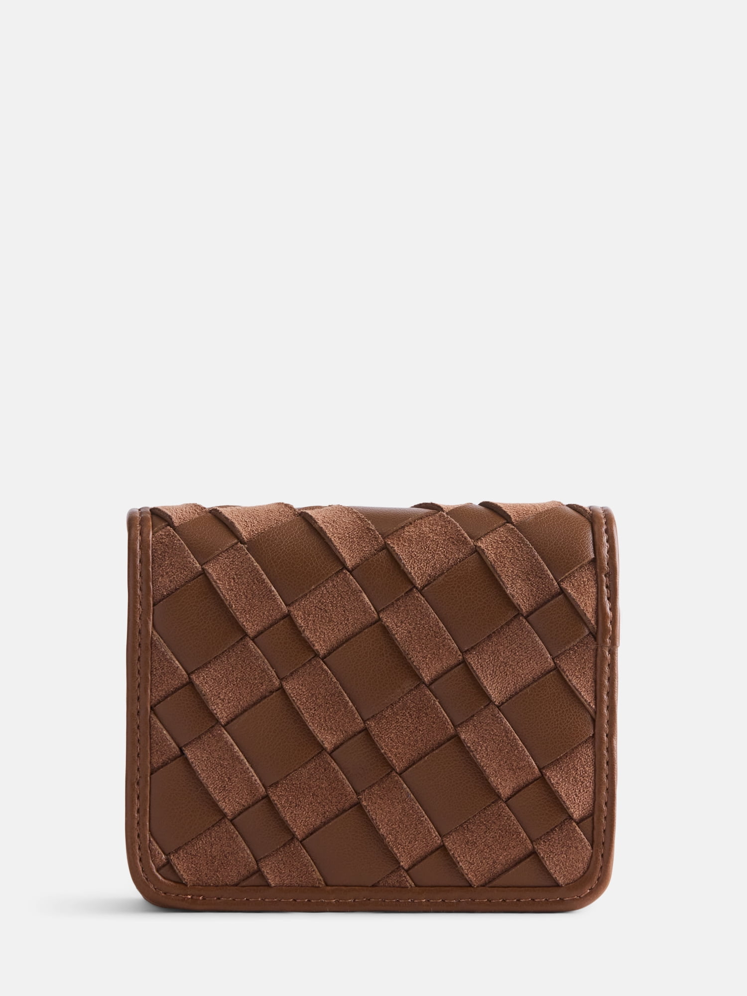 Scenario Women's Woven Bifold Wallet, Autumn Brown