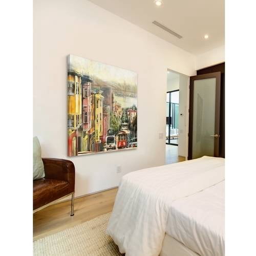 "Down to the Bay" Painting Print on Wrapped Canvas