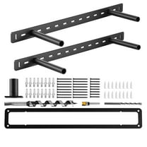 VEVOR Floating Shelf Brackets 2 Pcs, 150 lbs/68 kg Weight Capacity, 22x6.2x1.5 inch / 558.4x157.4x38.1 mm, Heavy Duty Hidden Shelf Brackets Support, Wall Mounting Invisible Floating Shelves Bracket