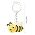 thumbnail image 2 of 24pcs Cute Cartoon Bee Pendant Bee Keychain Hanging Pendant  Creative Key Ring Bags Pendant, 2 of 6