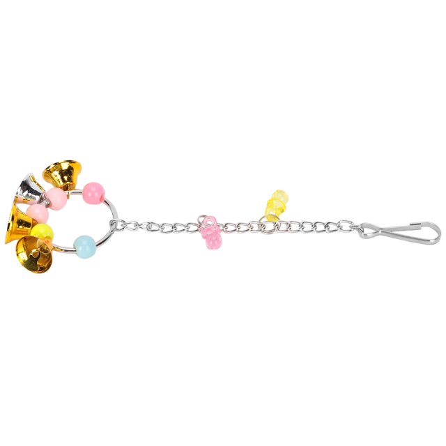 Parrot Hanging Swing Bells Toy, Acrylic Decoration Parrot Acrylic Bell Toy Colorful Hanging For Parrot ANGGREK Otros