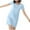 Light Blue, variant on ZyeKqe Womens Nightgowns with Built in Bra Short Sleeve Nightshirts T Shirts Dress Crewneck Casual Sleepdress Comfy Nightdress