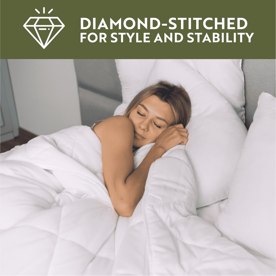Home Essentials Down Alternative Fluffy White Comforter & Duvet, King