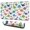 Colorful Dinosaur-1, variant on Long Mouse Pads for Desk,Colorful Dinosaur and Tree Pattern Desk Mats on Top Of Desks, Desk Mouse Pad Extra Large with 3mm Non-Slip Base and Stitched Edge for Gaming,Office,Work,Home 31.5"x11.8"