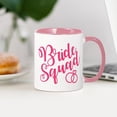 thumbnail image 3 of CafePress - Bride Squad Script Red - 11 oz Ceramic Mug - Novelty Coffee Tea Cup, 3 of 4