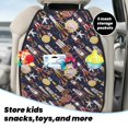 thumbnail image 5 of Naloa Cartoon Space 1 2Pcs Anti-Kick Back Seat Cover Kick Mat, Car Seat Protector with 3 Storage Pockets, 5 of 8
