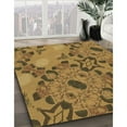 thumbnail image 3 of Ahgly Company Machine Washable Indoor Rectangle Transitional Dark Bronze Brown Area Rugs, 2' x 4', 3 of 7