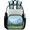 Multicolor 4, variant on Jiaoprinted Green Mountain Clear Backpack for Stadium Events, Transparent Backpacks See Through Plastic Bag for Concerts & Work, Forest Flower