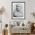 thumbnail image 4 of Historic Framed Print, [Sir John Hawkins, 1532-1595, bust portrait, facing left], 17-7/8" x 21-7/8", 4 of 9
