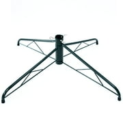 27.6" Large Christmas Tree Stand for 3 to 7.5 ft Artificial Trees – Adjustable Base for 0.5" to 1.22" Diameter Poles, Folding Design, Green