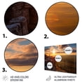thumbnail image 3 of Designart "Sunset Harmony at Arkansas Grand Canyon II" Landscapes Metal Wall Decor, 3 of 5