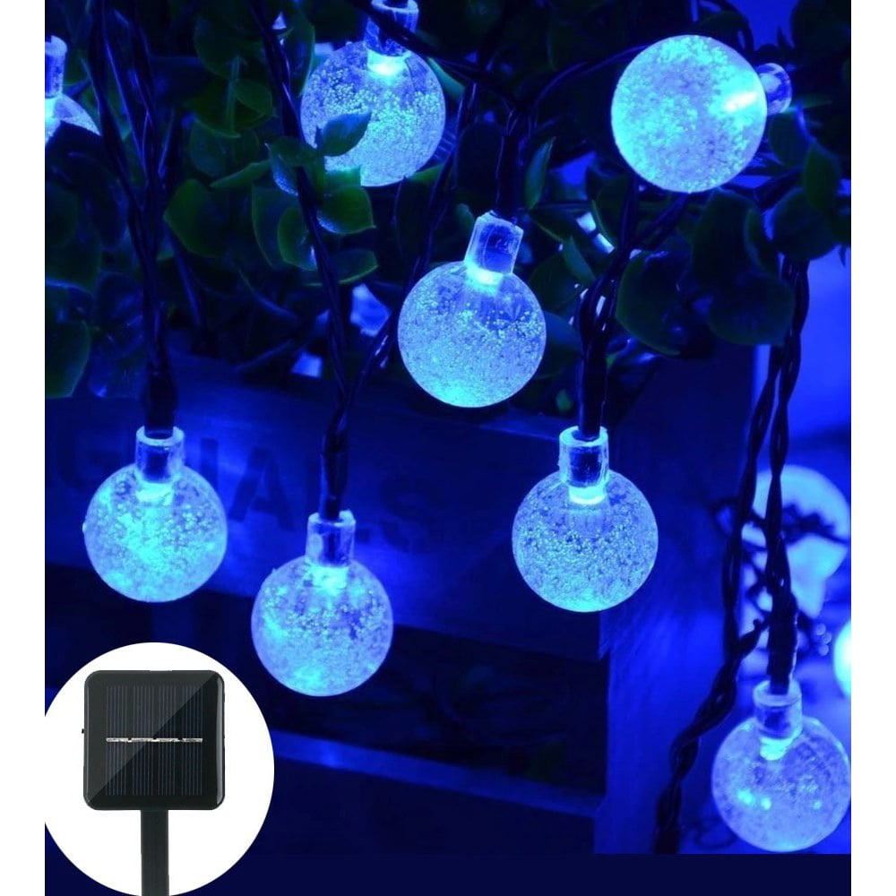 Qedertek LED Christmas Lights Solar String Lights LED Bubble Ball