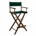 thumbnail image 2 of American Trails Extra-Wide Premium 30" Director's Chair Mission Oak Frame with Hunter Green Canvas, Bar Height, 2 of 4