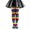 Z1-Purple336, variant on Whouriu Girls Rainbow Striped Over The Knee Socks Soft Polyester Stretchy Casual Dress Socks