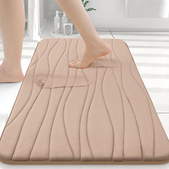 Alfombra de baño Buganda, espuma viscoelástica, 30 x 20 cm, extra suave, absorbente