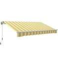 thumbnail image 2 of Outsunny, 12' x 10' Retractable Awning Patio Awnings, UV & Water-Resistant Fabric, 2 of 9