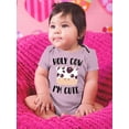 thumbnail image 2 of Holy Cow I'm Cute Bodysuit Infant -Smartprints Designs,  6 Months, 2 of 4