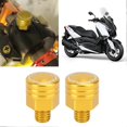 thumbnail image 2 of 2Pcs SEPP Motorcycle Rearview Mirror Bolt Screw CNC Aluminium Alloy Modification Parts M8x1.25Black, 2 of 3