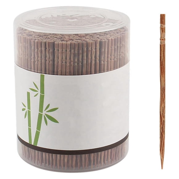 Wooden Toothpicks Bamboo Toothpicks Carbonized Bamboo Appetizers