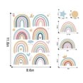 thumbnail image 3 of 4 hojas de calcomanías de pared lindas DIY Rainbow Dots Stars Theme Boys Kids Room Wall Stickers Vin Tomshoo Pegatinas de pared, 3 of 7