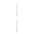 thumbnail image 3 of Langgg Model Railway Lamp Micro-Landscape Outdoor Scenery Layout Mini-Size LED Metal Lamppost Miniature Ladder Streetlights Silver (Warm Light) 2Set, 3 of 6